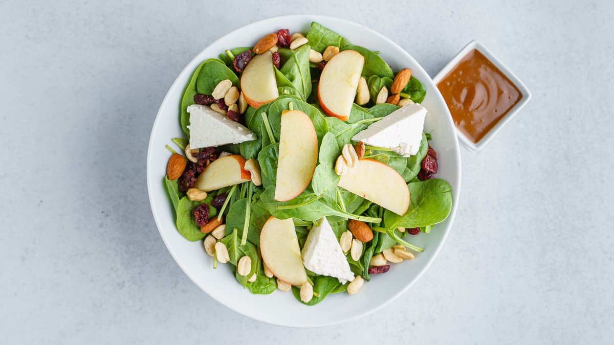 Healthy Spinat Salat