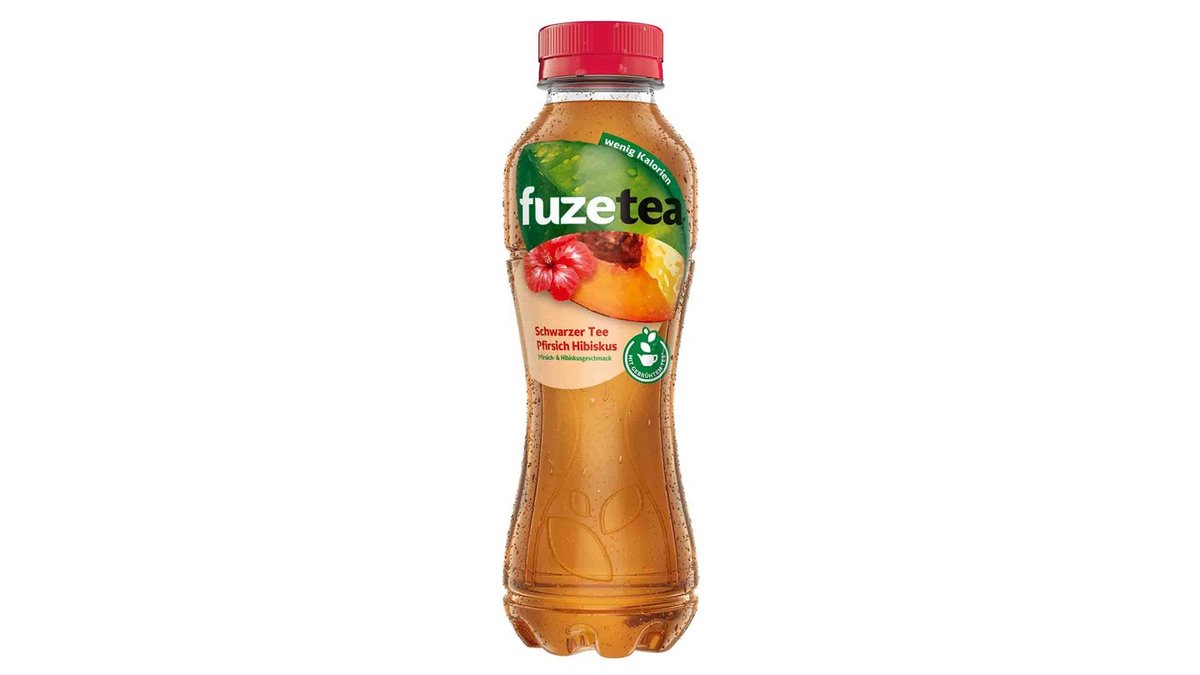 Fuze Tea Schwarzer Tee Pfirsich-Hibiskus 0,4l