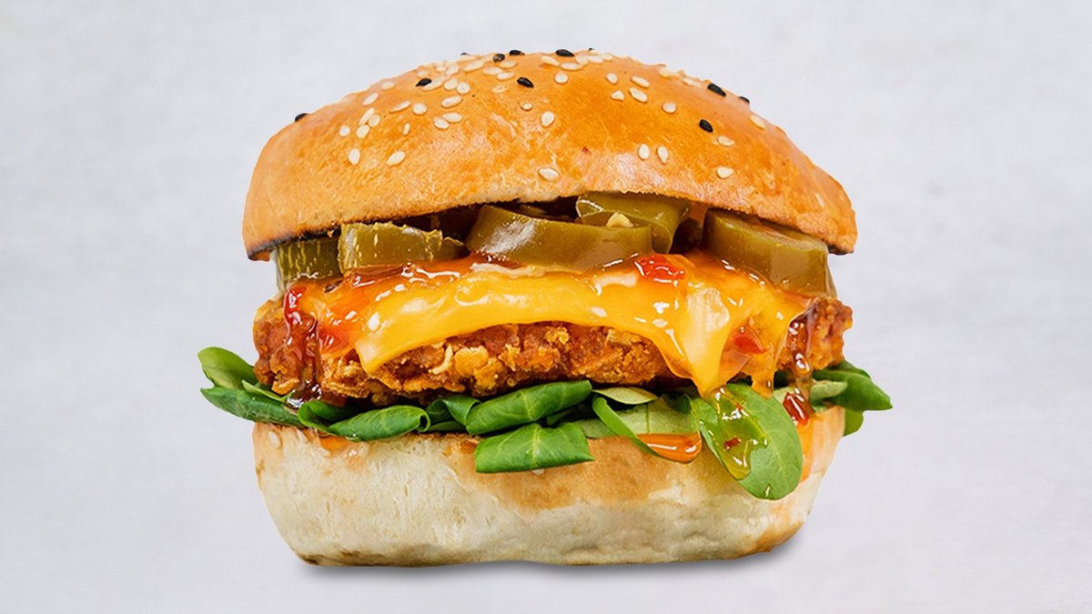 Hot Crispy-Chicken Burger
