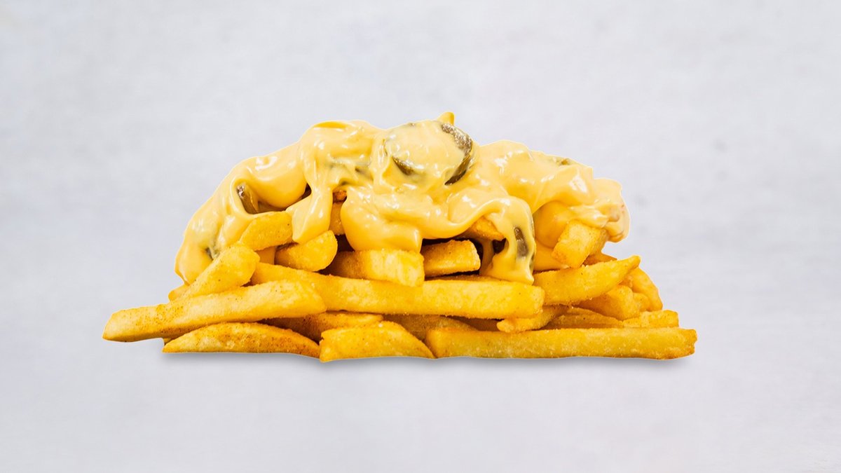 Vegane Chili-Cheese Pommes frites