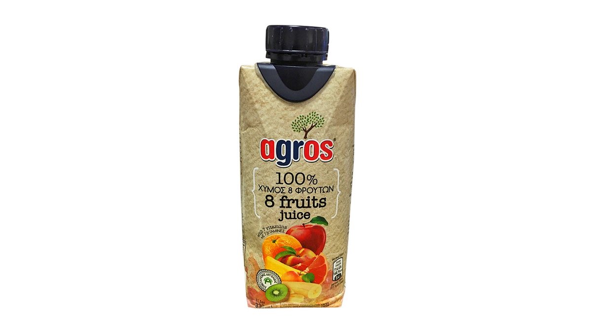 Agros 8 Früchte-Saft 0,33l