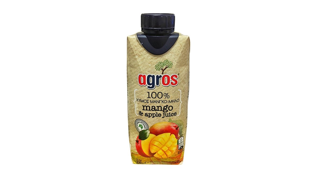Agros Mango- & Apfelsaft 0,33l