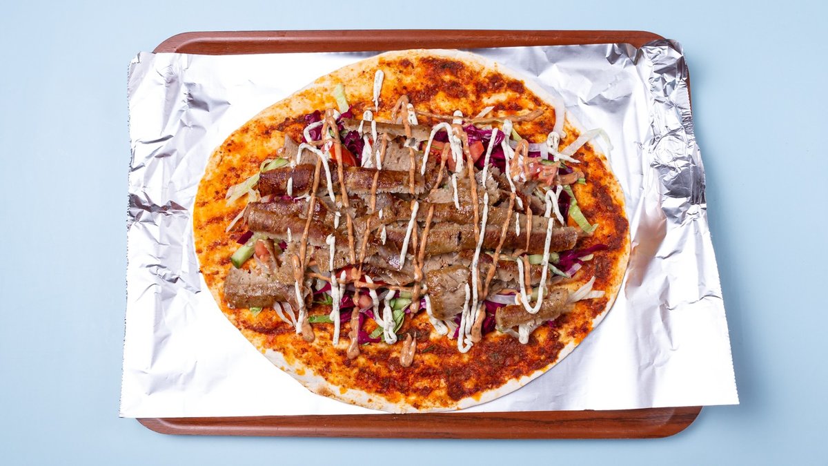 Lahmacun with Doner Kebab Meat